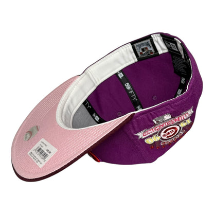 Chicago Cubs 1990 All Star Game New Era 59Fifty Fitted Hat Grape Maroon