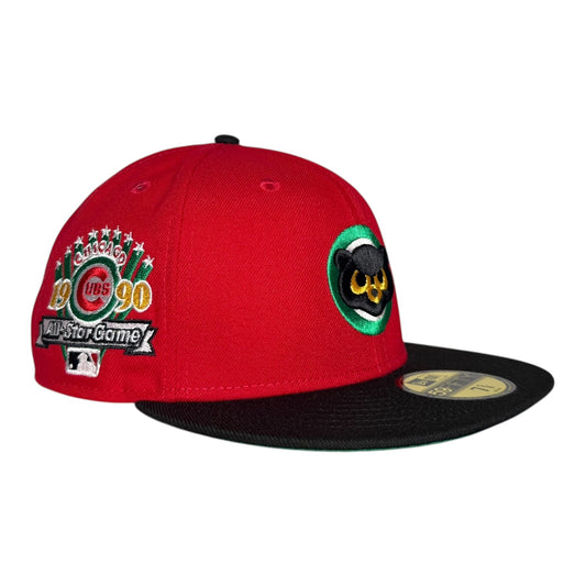 Chicago Cubs 1990 All Star Game New Era 59Fifty Fitted Hat Red