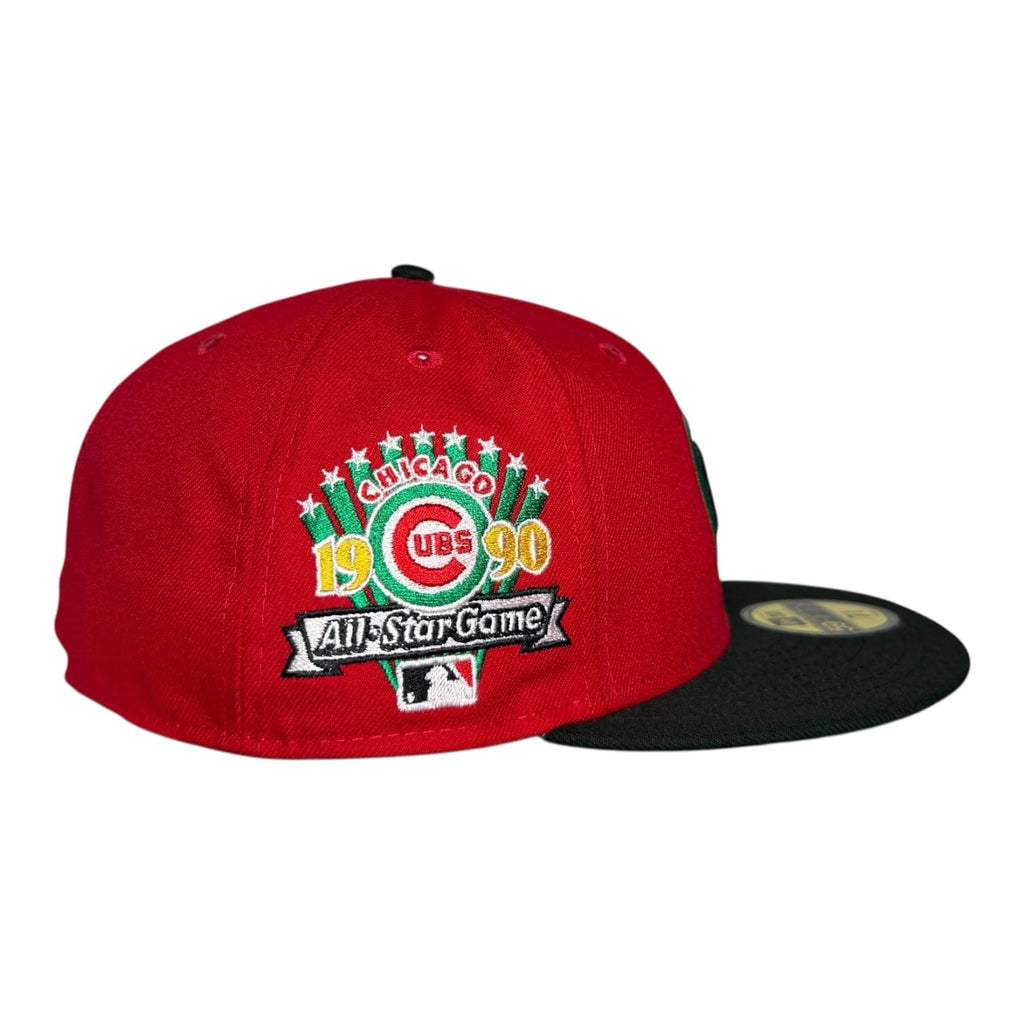 The Hat Wall Chicago Cubs 1990 All Star Game New Era 59Fifty Fitted Hat Red