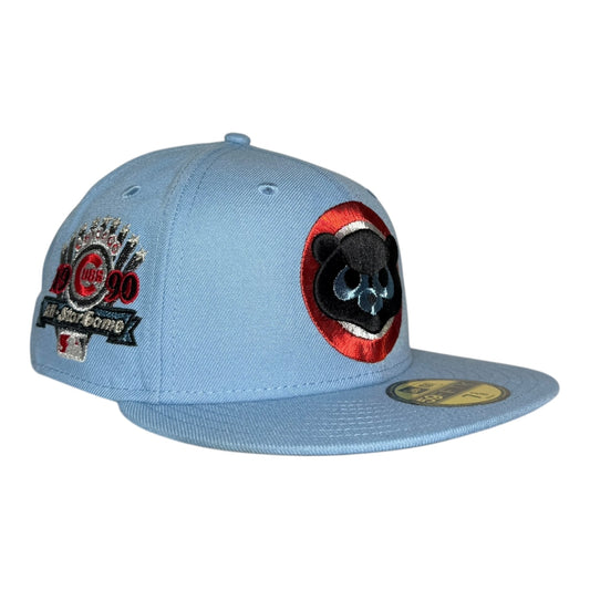Chicago Cubs 1990 All Star Game New Era 59Fifty Fitted Hat Light Blue