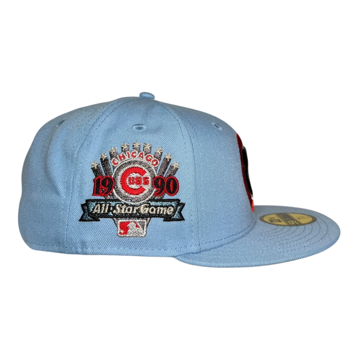 Chicago Cubs 1990 All Star Game New Era 59Fifty Fitted Hat Light Blue