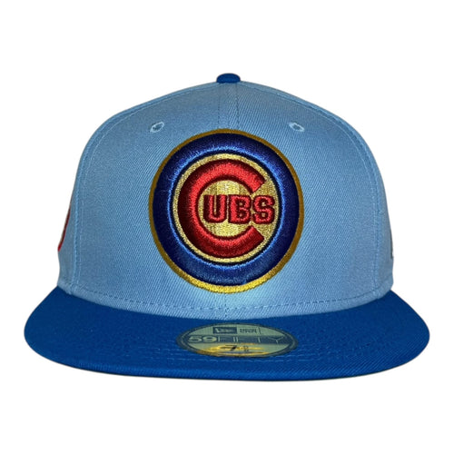 The Hat Wall Chicago Cubs Season Ticket Holder New Era 59Fifty Fitted Hat Light Blue