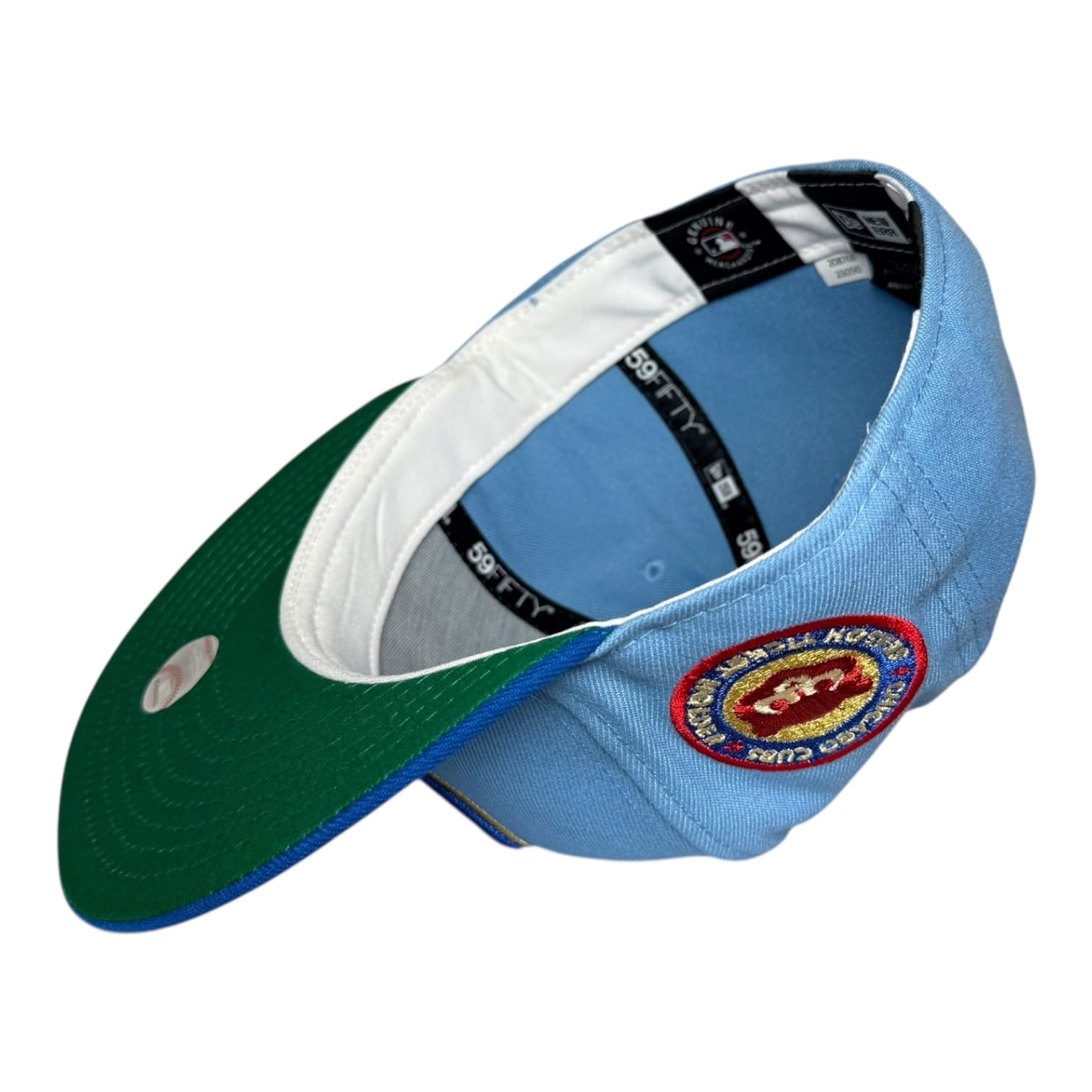 The Hat Wall Chicago Cubs Season Ticket Holder New Era 59Fifty Fitted Hat Light Blue