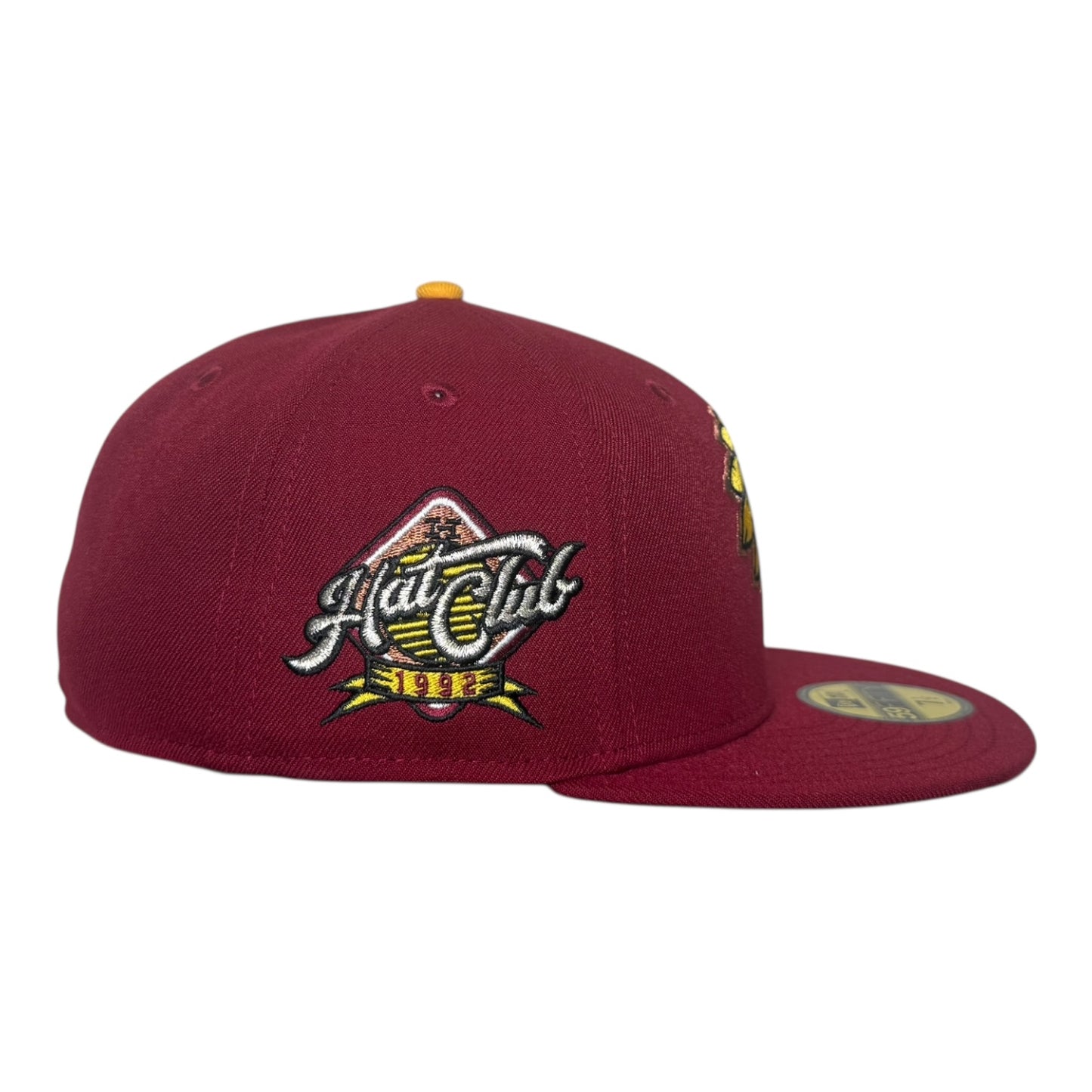 Skull Chief Hat Club New Era 59Fifty Fitted Hat Maroon