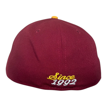 Skull Chief Hat Club New Era 59Fifty Fitted Hat Maroon