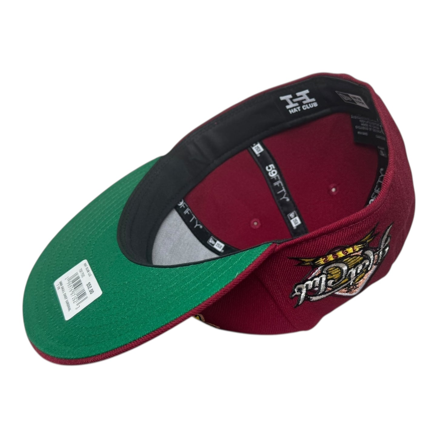 Skull Chief Hat Club New Era 59Fifty Fitted Hat Maroon