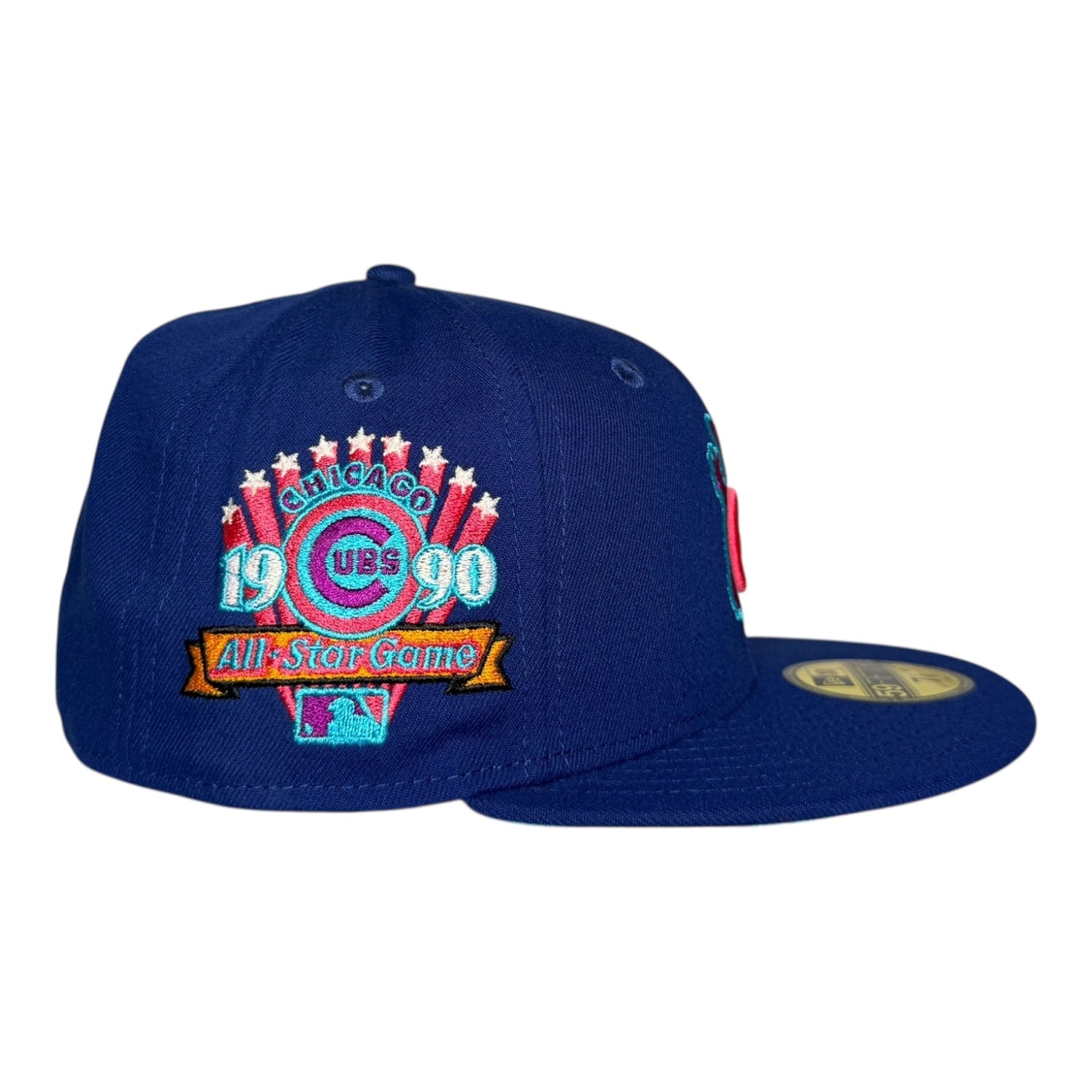 Chicago Cubs 1990 All Star Game Hat Club New Era 59Fifty Fitted Hat Blue