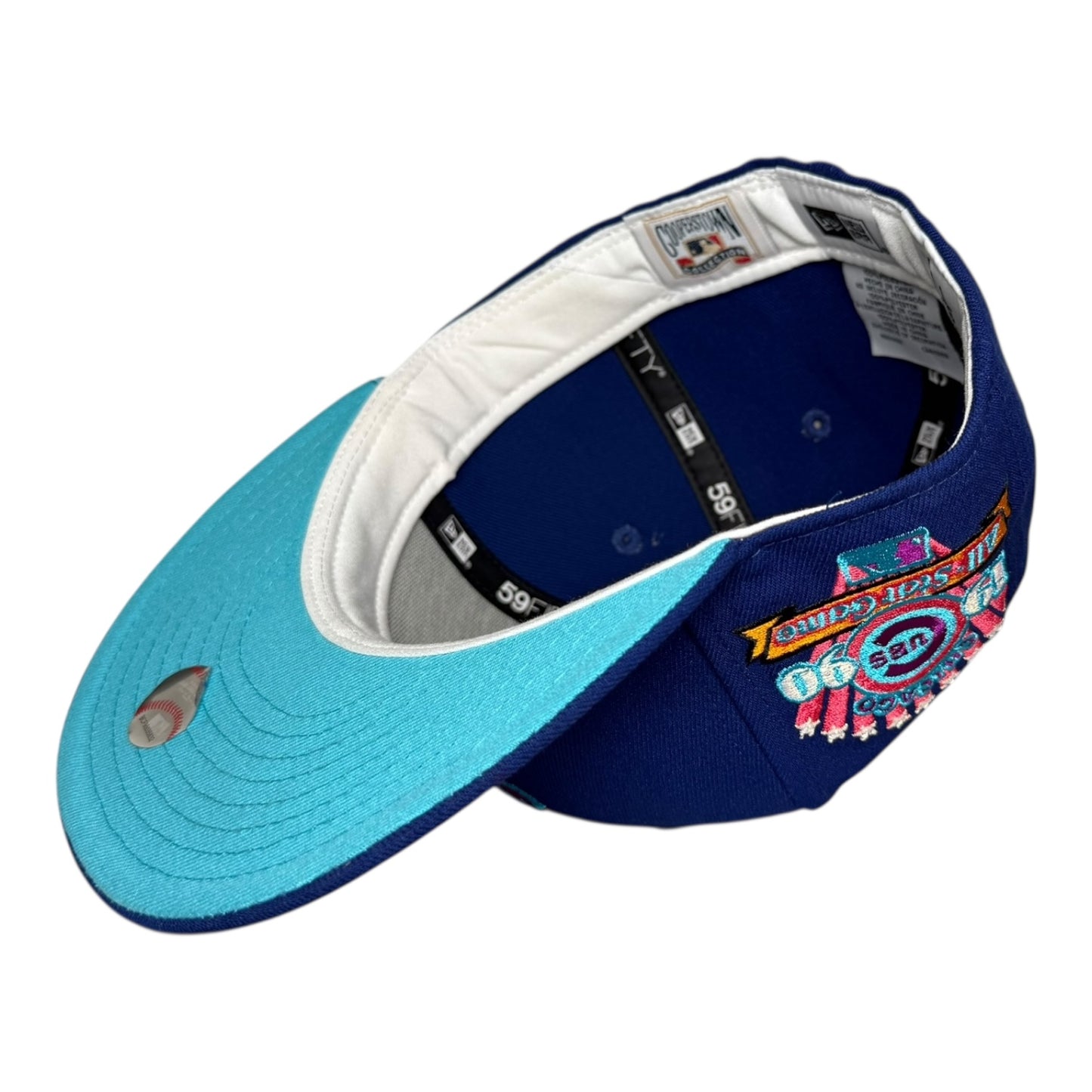 Chicago Cubs 1990 All Star Game Hat Club New Era 59Fifty Fitted Hat Blue