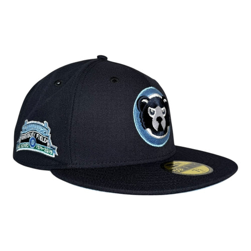 Clark Street Sports Chicago Cubs 100 Years at Wrigley Field New Era 59Fifty Fitted Hat Black