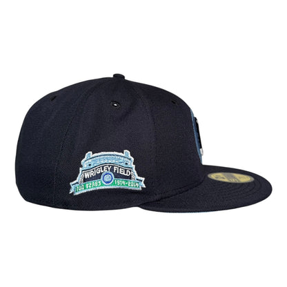Chicago Cubs 100 Years at Wrigley Field New Era 59Fifty Fitted Hat Black