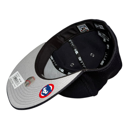 Chicago Cubs New Era 59Fifty Fitted Hat Textured Navy