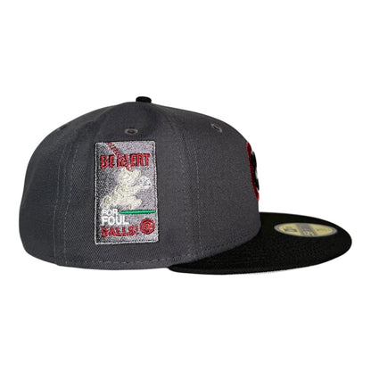 Chicago Cubs Be Alert for Foul Balls "BIG C CUBS" New Era 59Fifty Fitted Hat