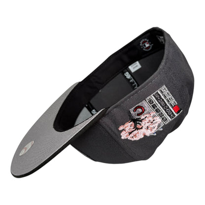 Chicago Cubs Tokyo Series 2025 Capsule Hats New Era 59Fifty Fitted Hat Metallic Graphite Black