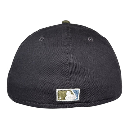 Chicago Cubs 100 Years at Wrigley Field New Era 59Fifty Fitted Hat Graphite Olive Birdseye Blue