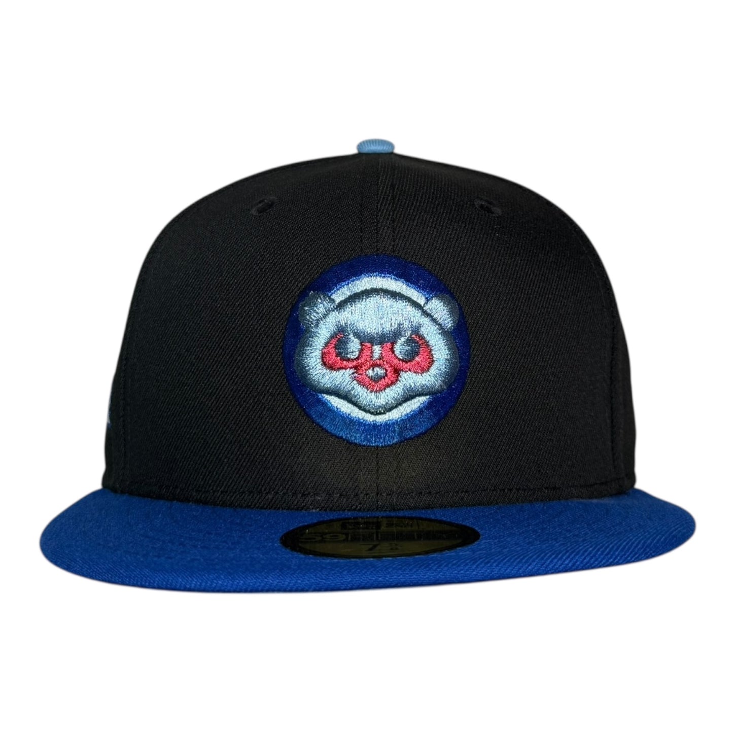 Chicago Cubs 1990 All Star Game New Era 59Fifty Fitted Hat Black Royal Blue Icy Blue