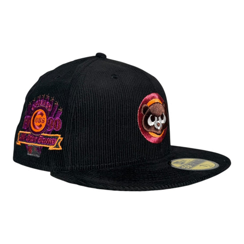 The Hat Wall Chicago Cubs 1990 All Star Game Corduroy Material New Era 59Fifty Fitted Hat Black