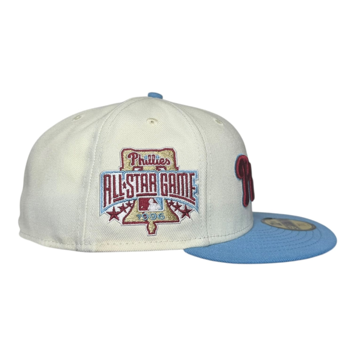 The Hat Wall Philadelphia Phillies 1996 All Star Game Script New Era 59Fifty Fitted Hat
