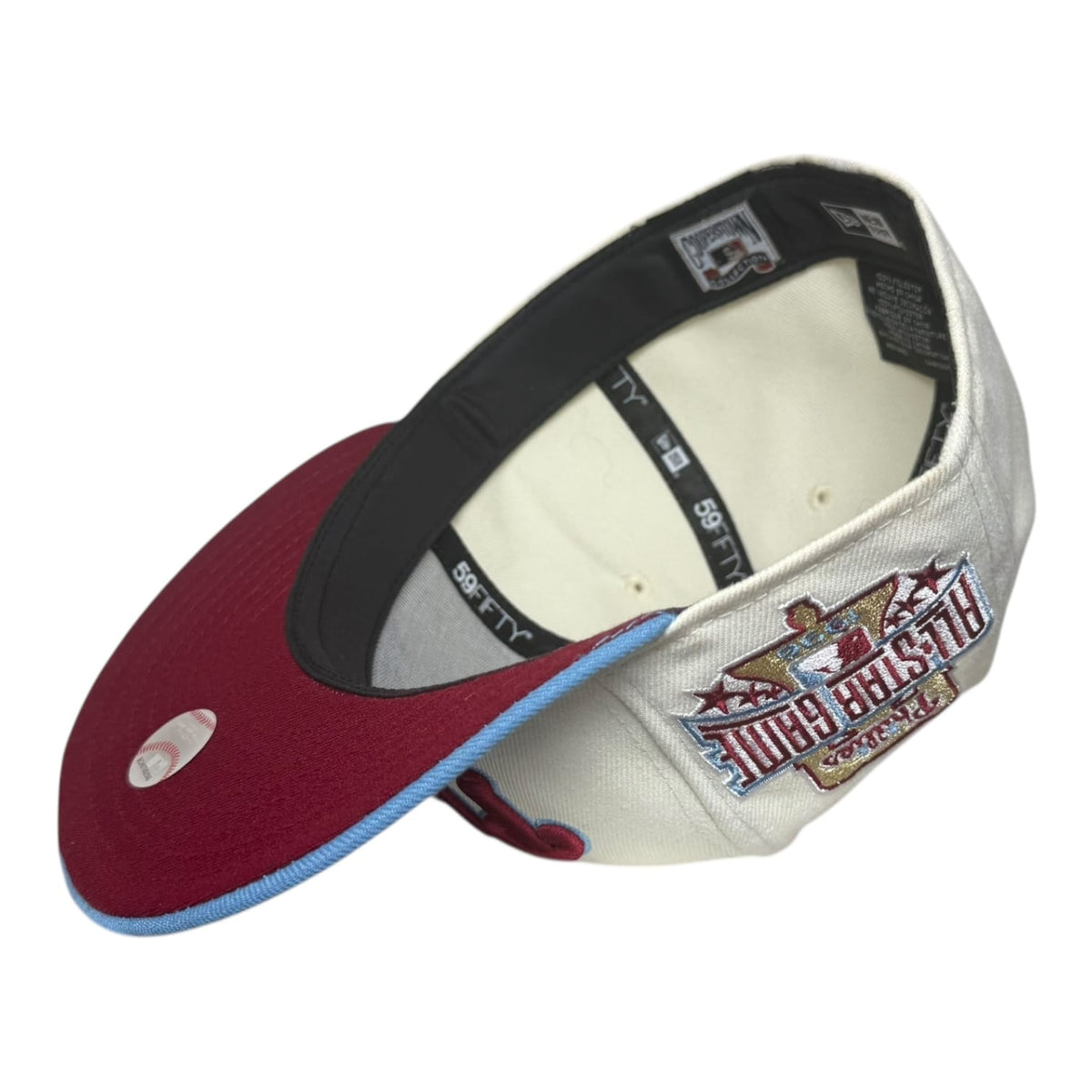 The Hat Wall Philadelphia Phillies 1996 All Star Game Script New Era 59Fifty Fitted Hat