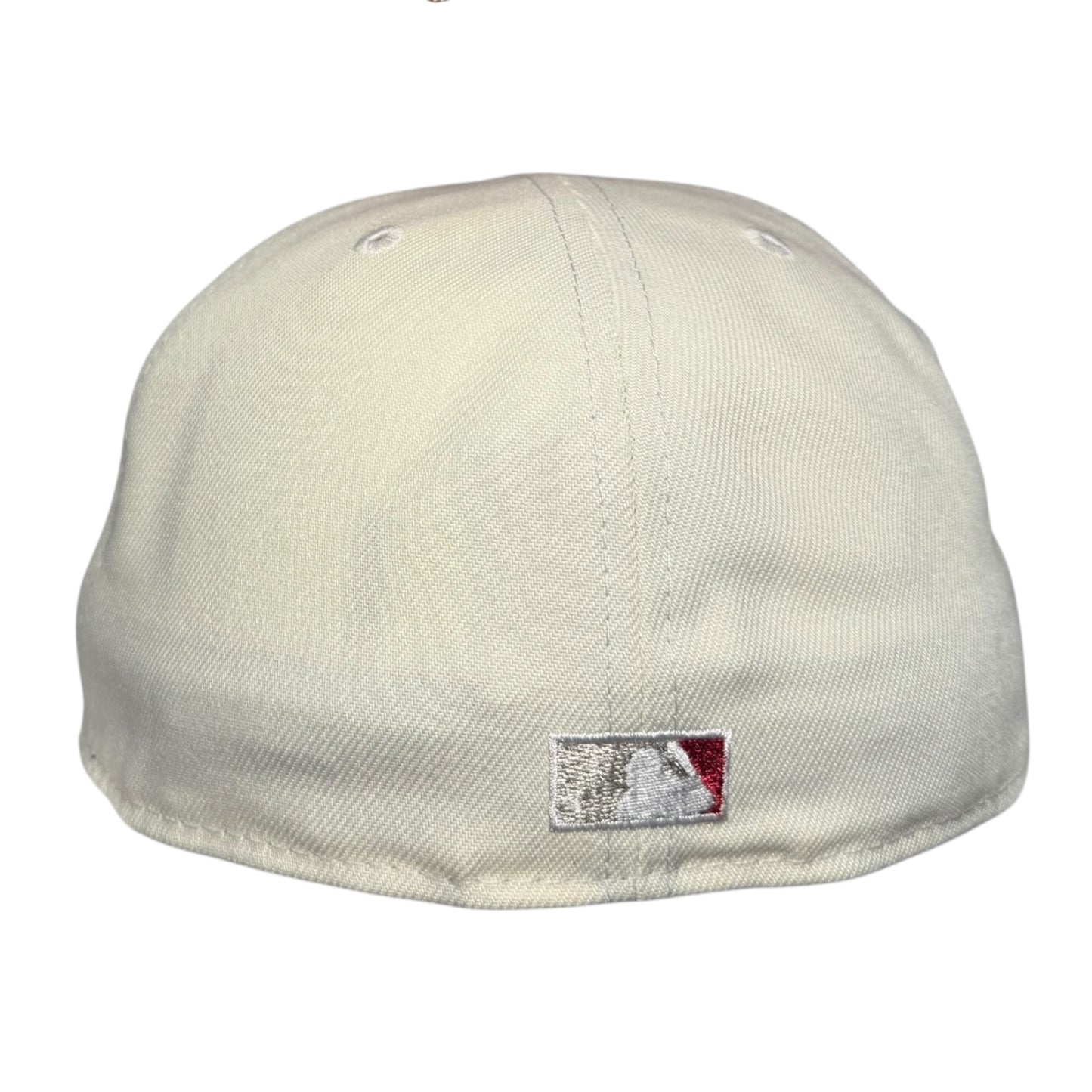 New York Mets 50th Anniversary New Era 59Fifty Fitted Hat Chrome White
