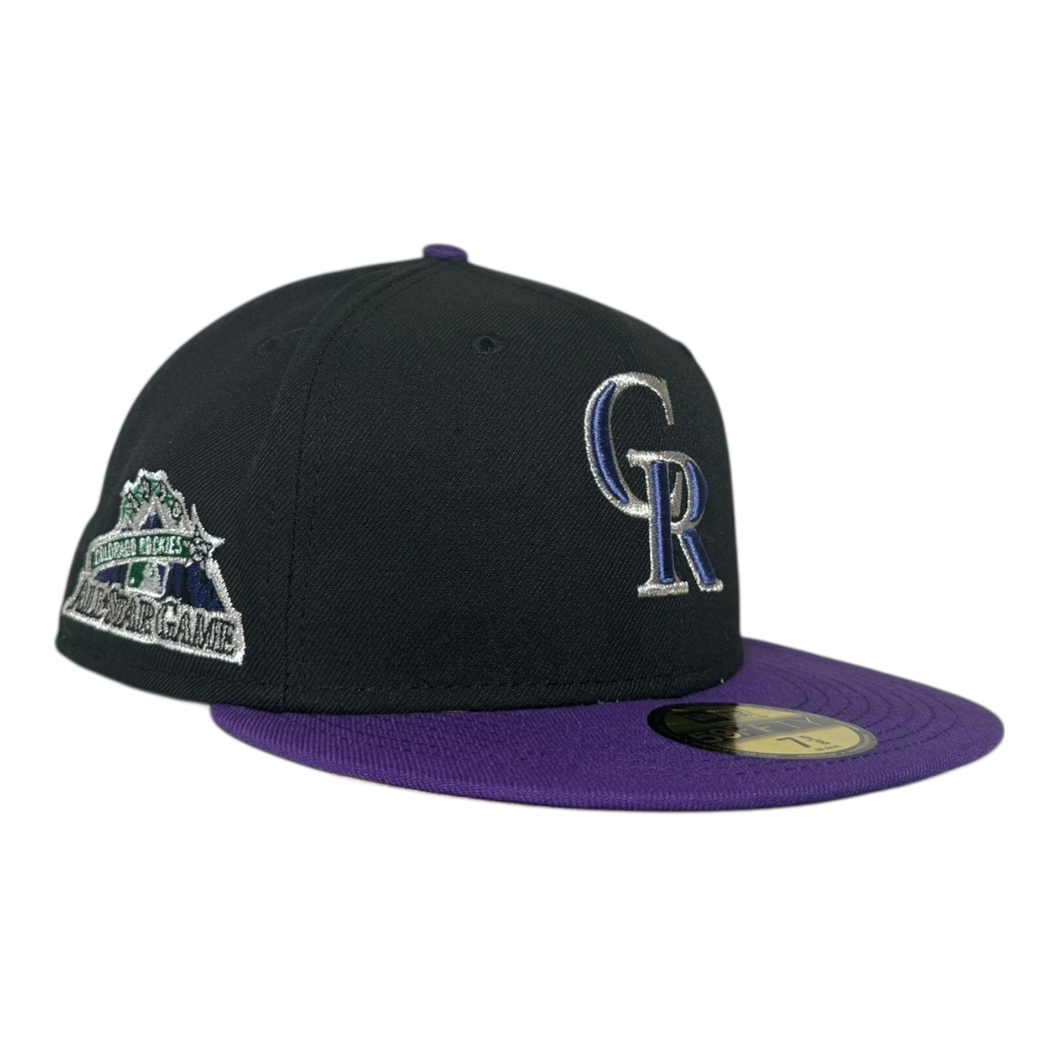Colorado Rockies 1998 All Star Game Pinky UV Hat Club New Era 59Fifty Fitted Hat