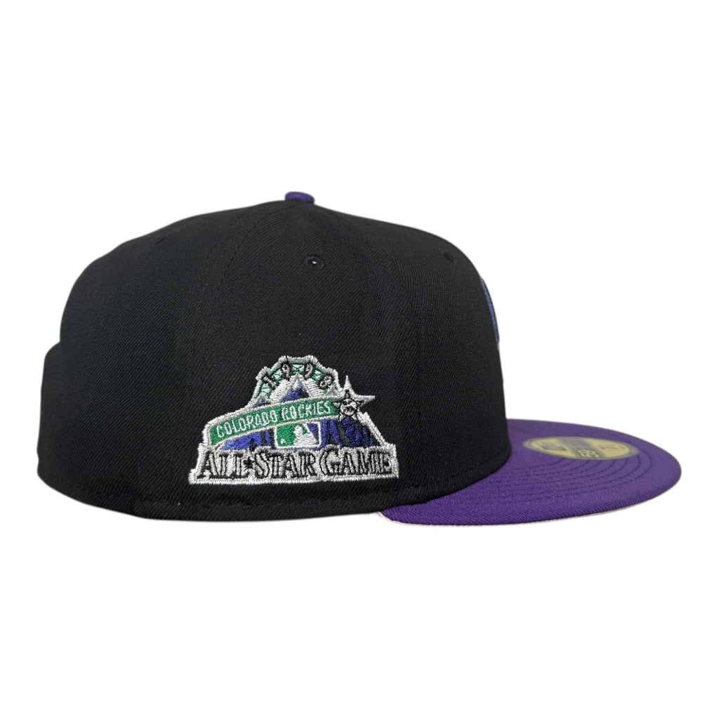Colorado Rockies 1998 All Star Game Pinky UV Hat Club New Era 59Fifty Fitted Hat
