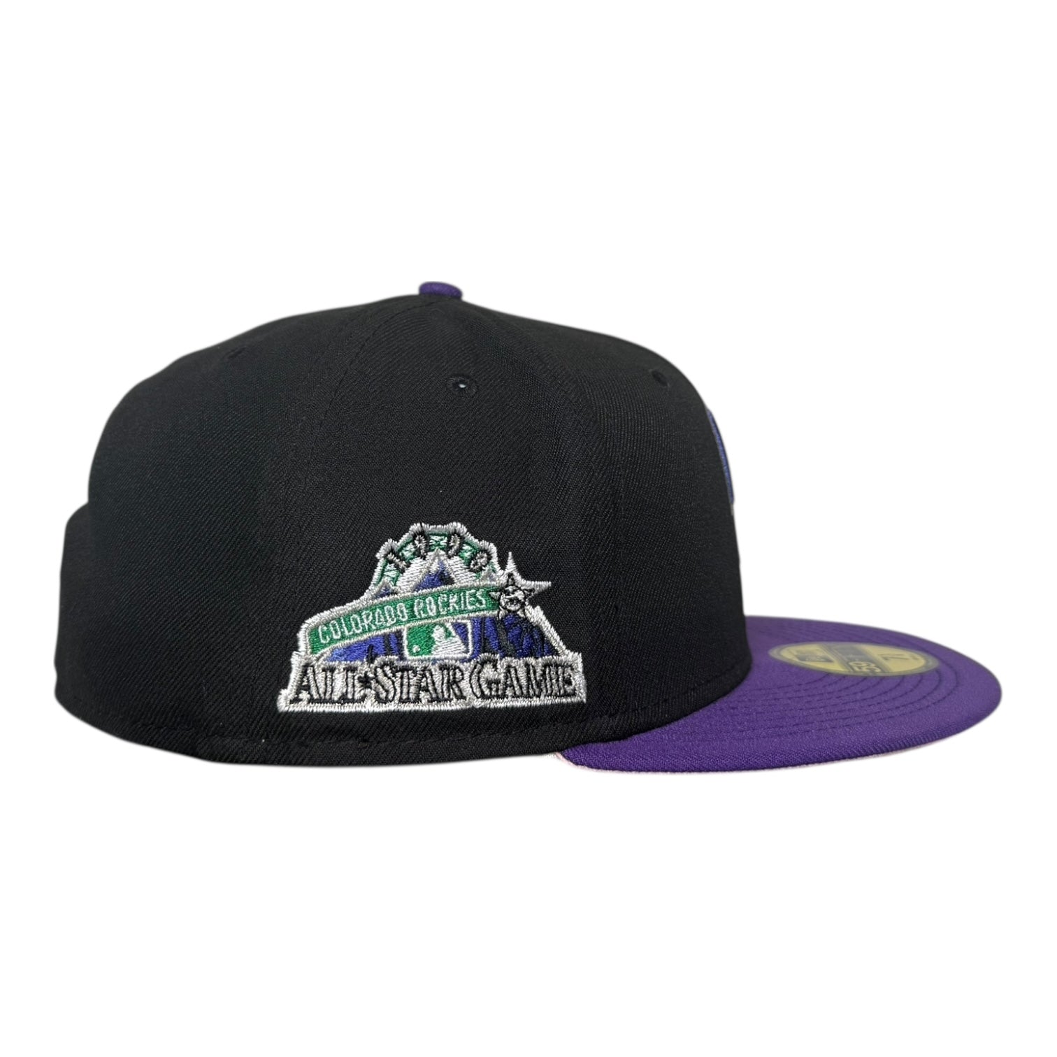 Colorado Rockies 1998 All Star Game Pinky UV Hat Club New Era 59Fifty Fitted Hat