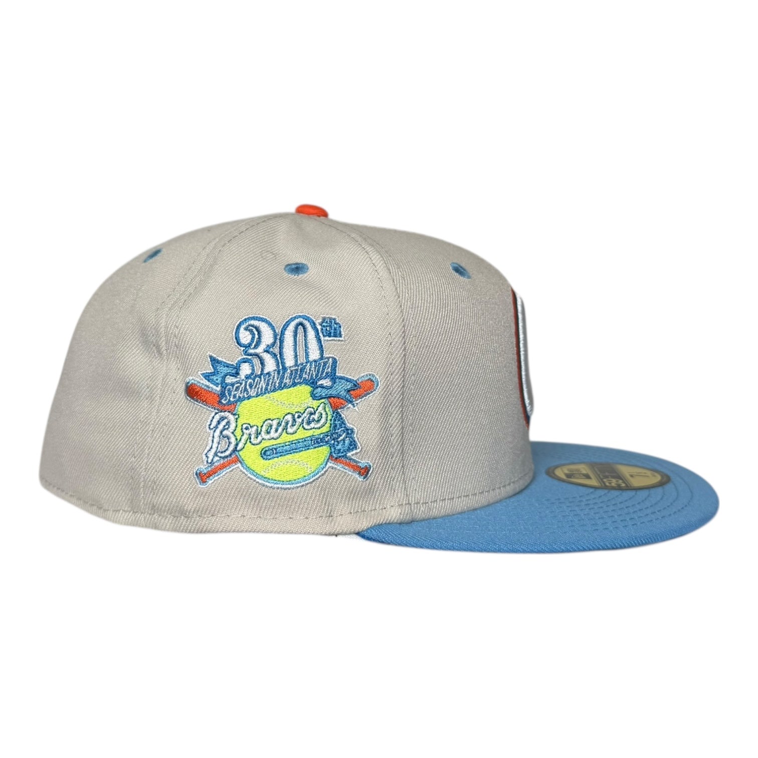 Atlanta Braves 30th Season "Grand Tennis Pack" New Era 59Fifty Fitted Hat