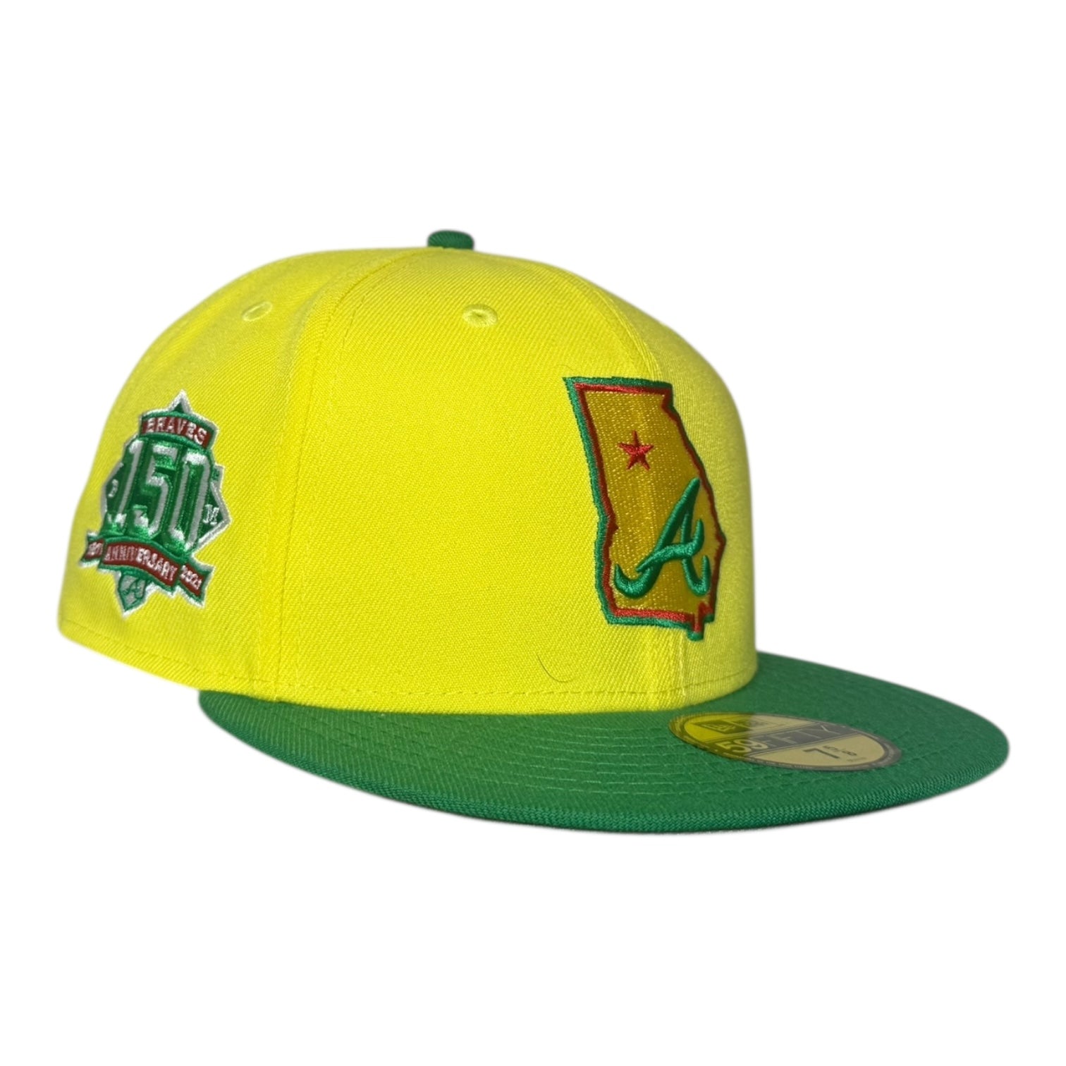 Atlanta Braves 150 Years Golf Inspired New Era 59Fifty Fitted Hat