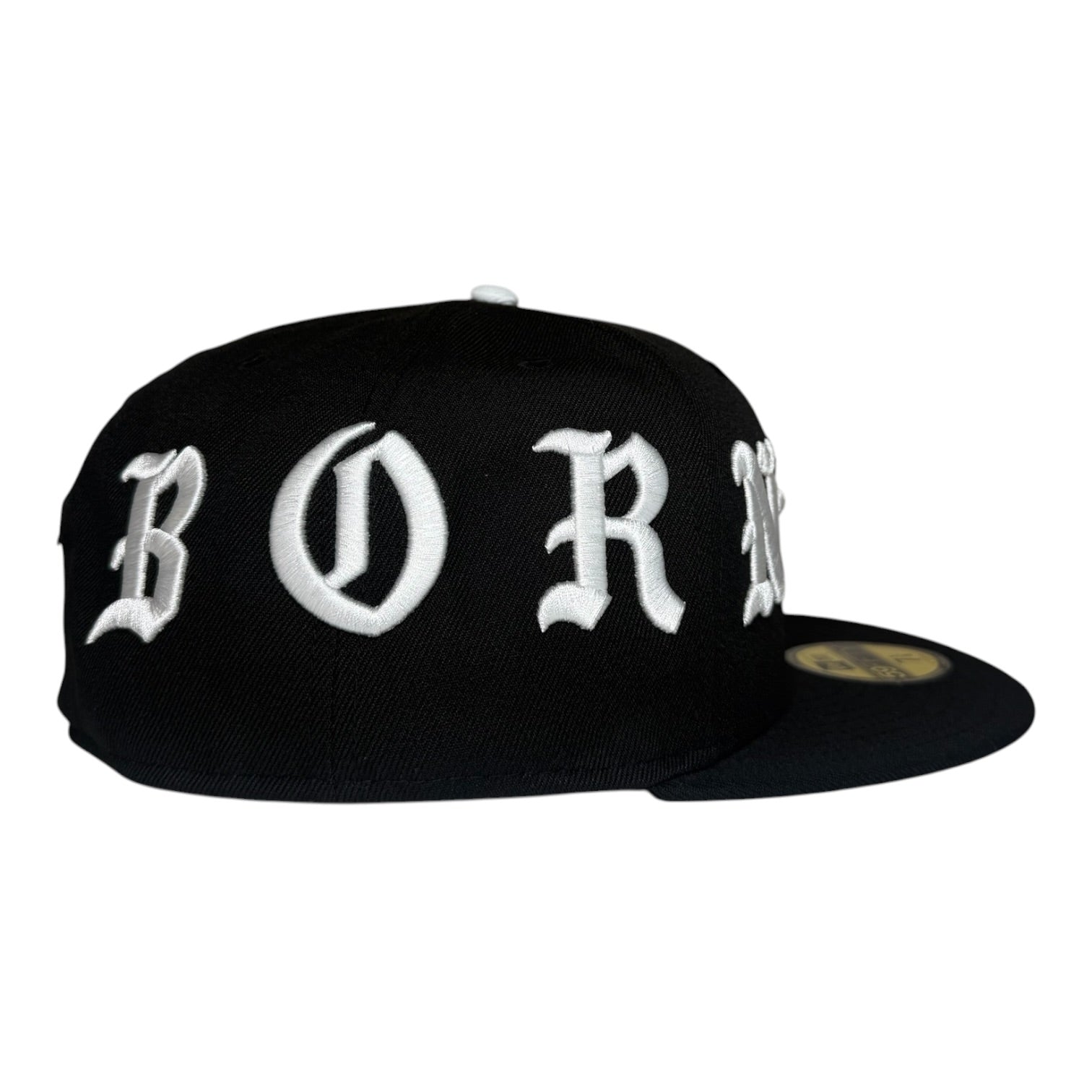 New Era BORN X RAISED LMB Diablos Rojos Del Mexico All-Over Logo 59Fifty Fitted Hat