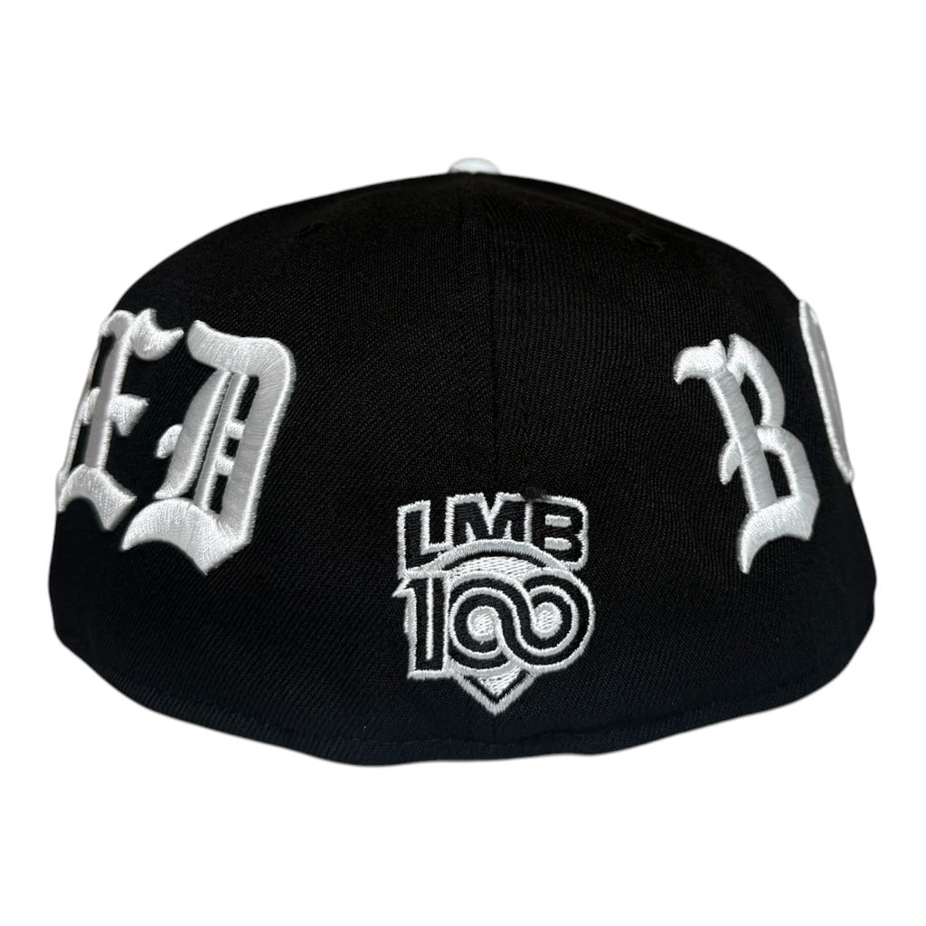 New Era BORN X RAISED LMB Diablos Rojos Del Mexico All-Over Logo 59Fifty Fitted Hat
