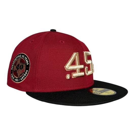 Houston Astros 40 Years Houston Colts 45s New Era 59Fifty Fitted Hat Brick Red