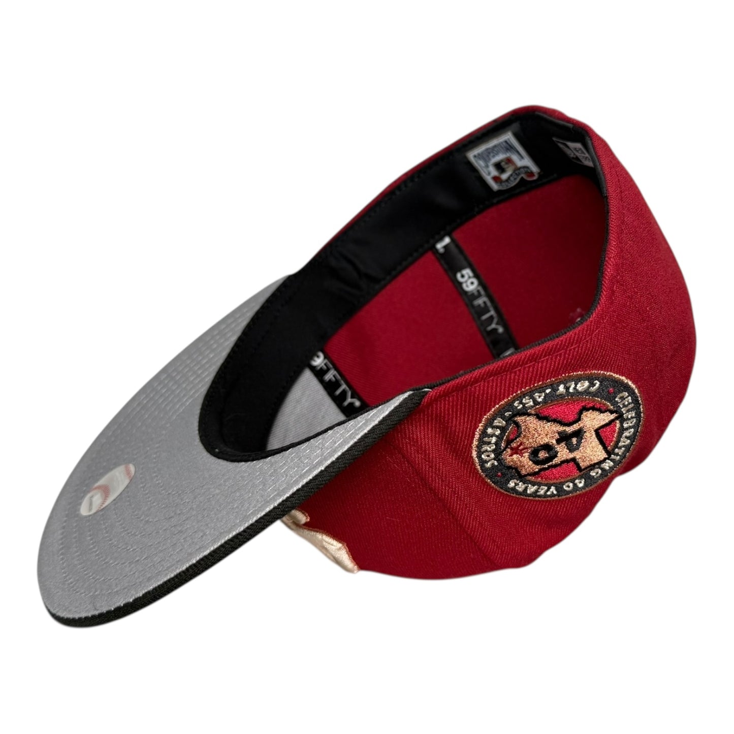 Houston Astros 40 Years Houston Colts 45s New Era 59Fifty Fitted Hat Brick Red