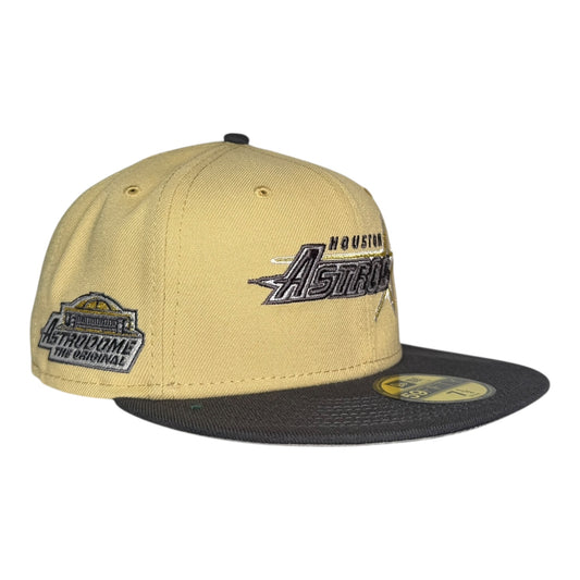 Houston Astros Astrodome Vegas Gold Two Tone Edition New Era 59Fifty Fitted Hat