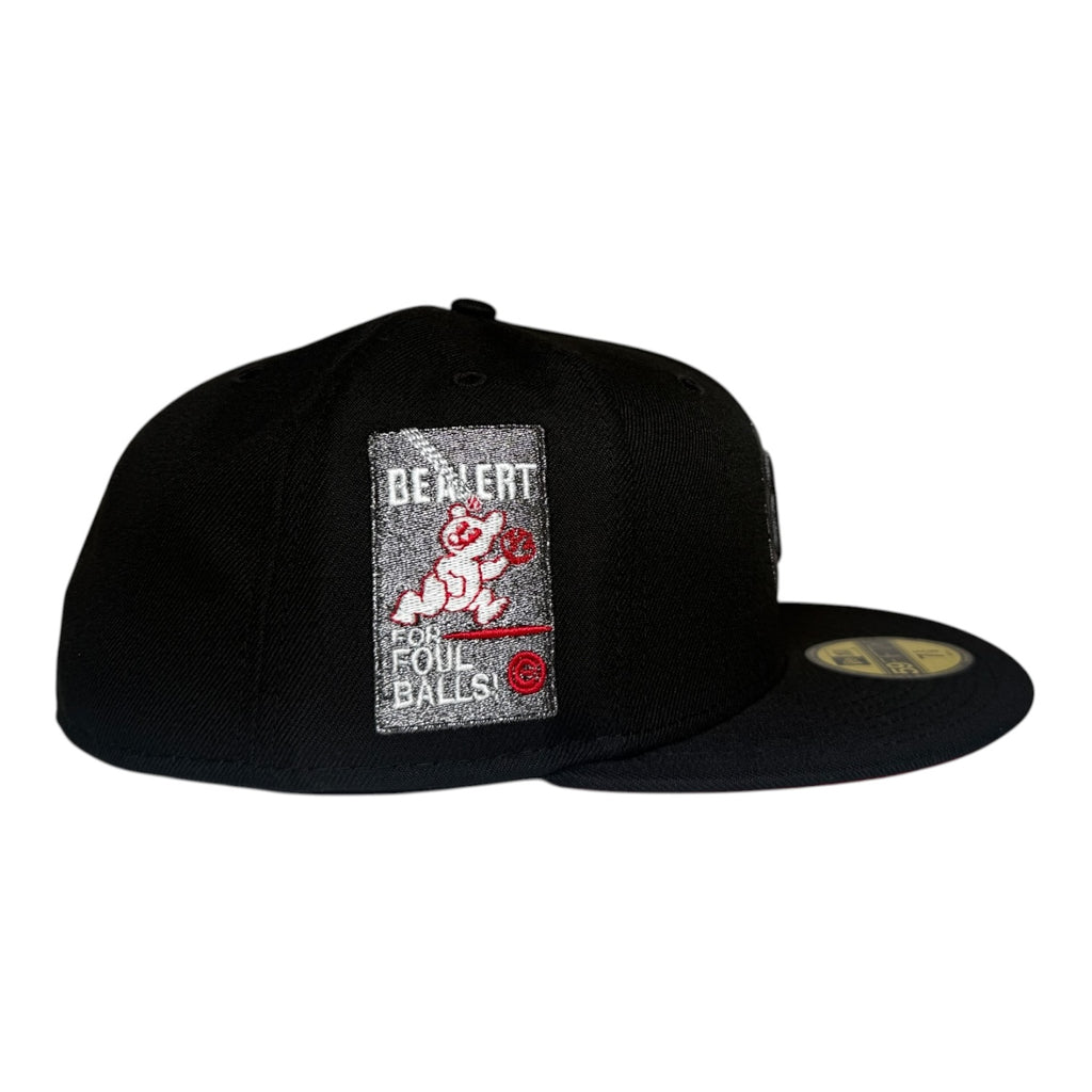 New Era Chicago Cubs "Be Alert" Red UV 59Fifty Fitted Hat