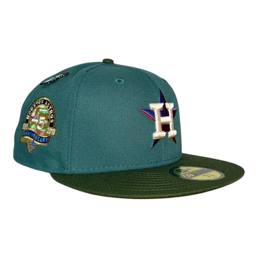 Houston Astros 45th Anniversary with Pin New Era 59Fifty Fitted Hat