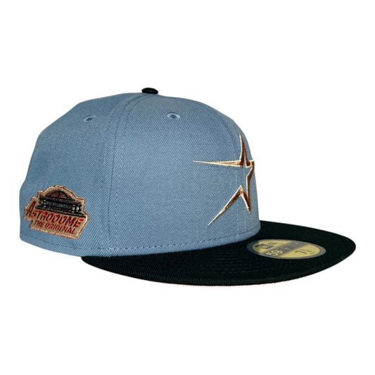 Houston Astros Astrodome the Original New Era 59Fifty Fitted Hat with Whatafitted Pin