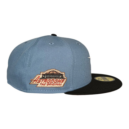 Houston Astros Astrodome the Original New Era 59Fifty Fitted Hat with Whatafitted Pin