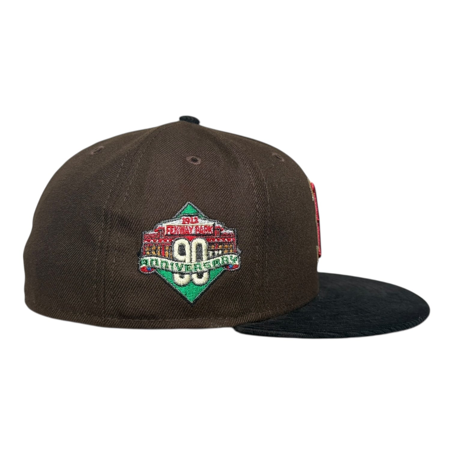 Boston Red Sox 90th Anniversary Corduroy Brim New Era 59Fifty Fitted Hat