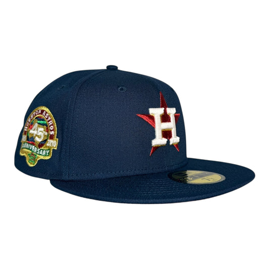 Houston Astros "BDAY DROP" Exclusive New Era 59Fifty Fitted Hat - Navy/Pinky UV