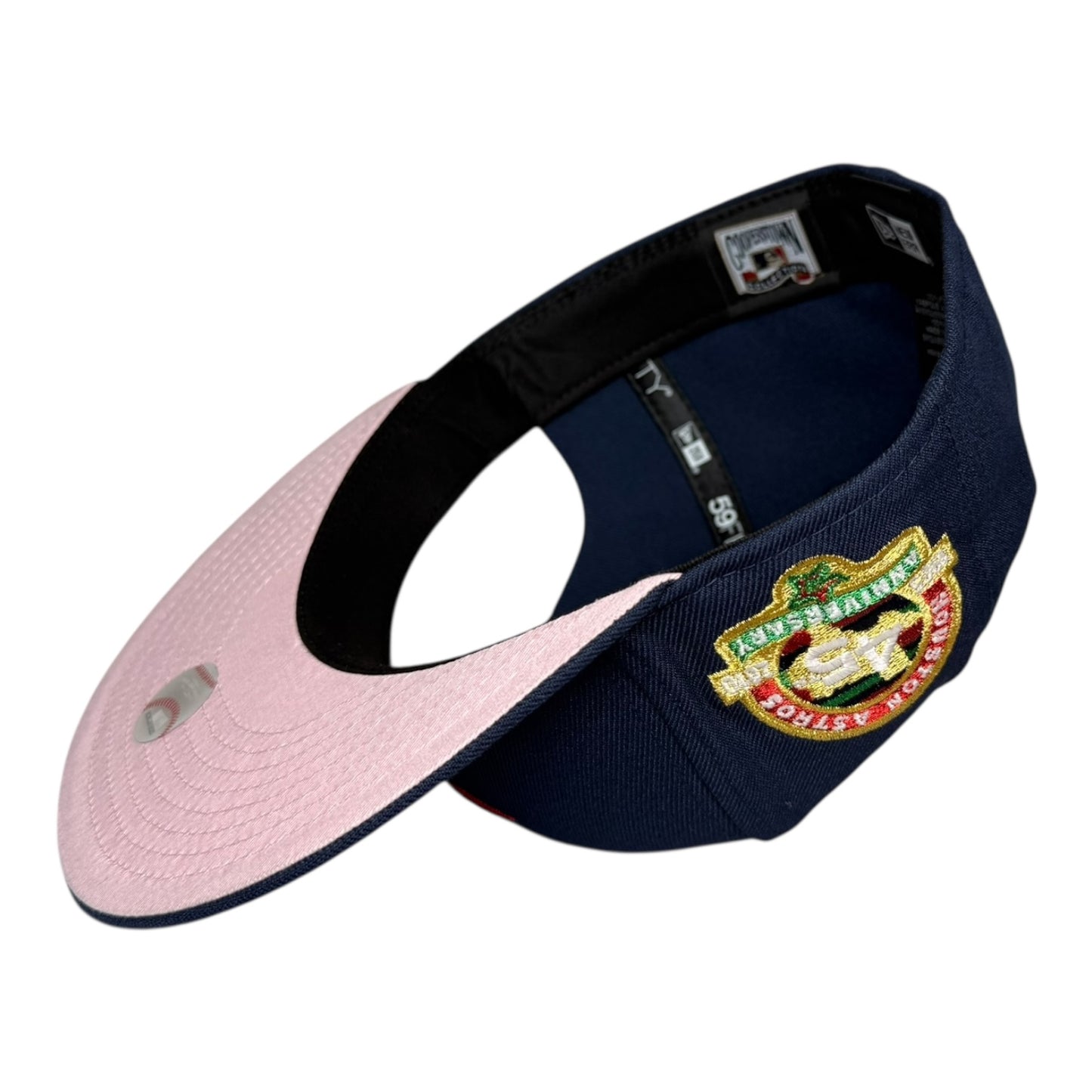 Houston Astros "BDAY DROP" Exclusive New Era 59Fifty Fitted Hat - Navy/Pinky UV