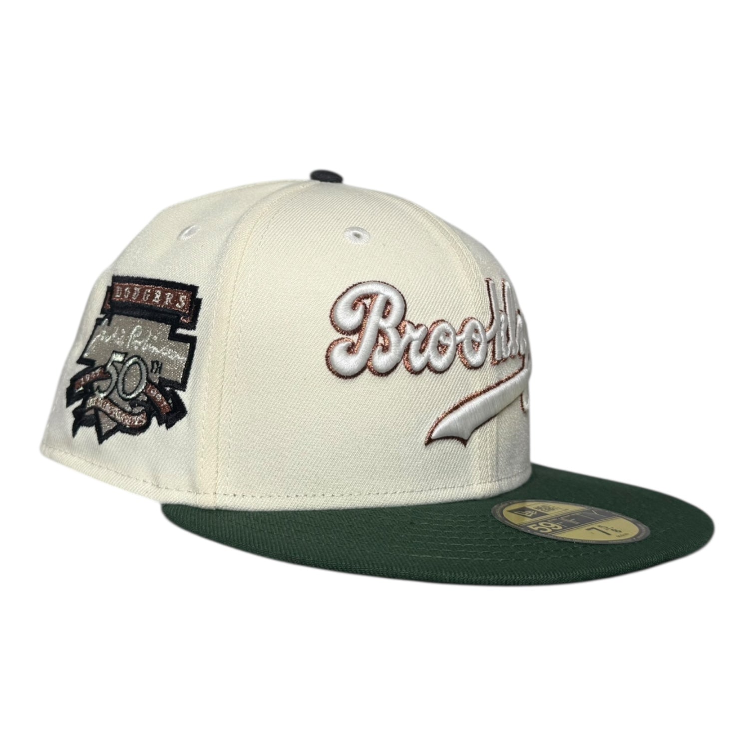 Brooklyn Dodgers Jackie Robinson 50th Anniversary Homegame New Era 59Fifty Fitted Hat