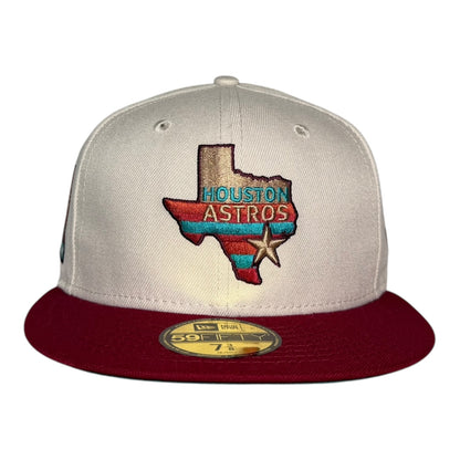 Houston Astros 2000 Inaugural Season Texas State Logo New Era 59Fifty Fitted Hat
