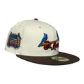 St. Louis Cardinals Busch Stadium Sunwash Blue UV New Era 59Fifty Fitted Hat