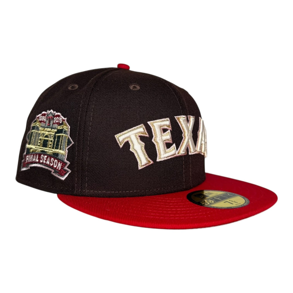 The Hat Wall Texas Rangers 2019 Final Season New Era 59Fifty Fitted Hat