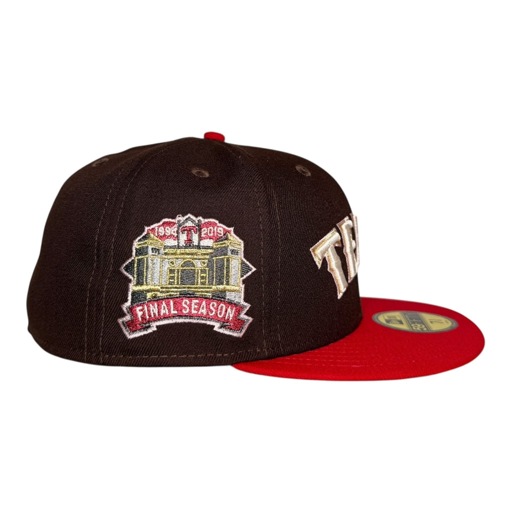 The Hat Wall Texas Rangers 2019 Final Season New Era 59Fifty Fitted Hat