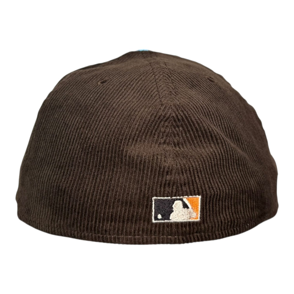 The Hat Wall Texas Rangers 2019 Final Season "Holes" Mahogany Corduroy New Era 59Fifty Fitted Hat