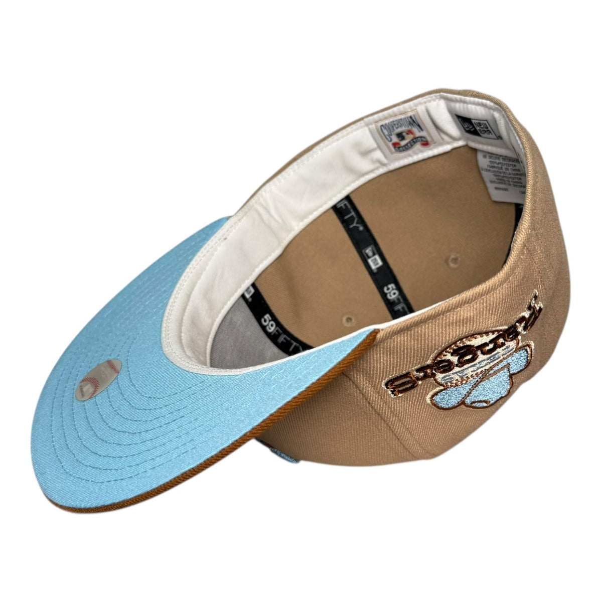 The Hat Wall Texas Rangers Cowboy Hat Baseball Patch New Era 59Fifty Fitted Hat Two Tone