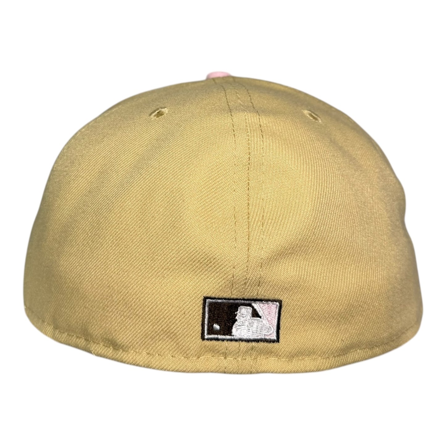 Texas Rangers 2020 Inaugural Season New Era 59Fifty Fitted Hat Vegas Gold Brown Visor Pink UV