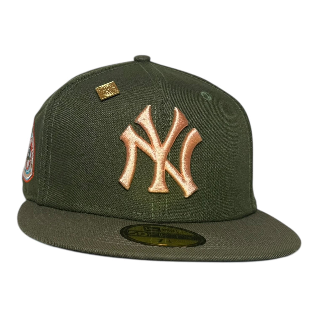 The Hat Wall New York Yankees World Series Olive New Era 59Fifty Fitted Hat