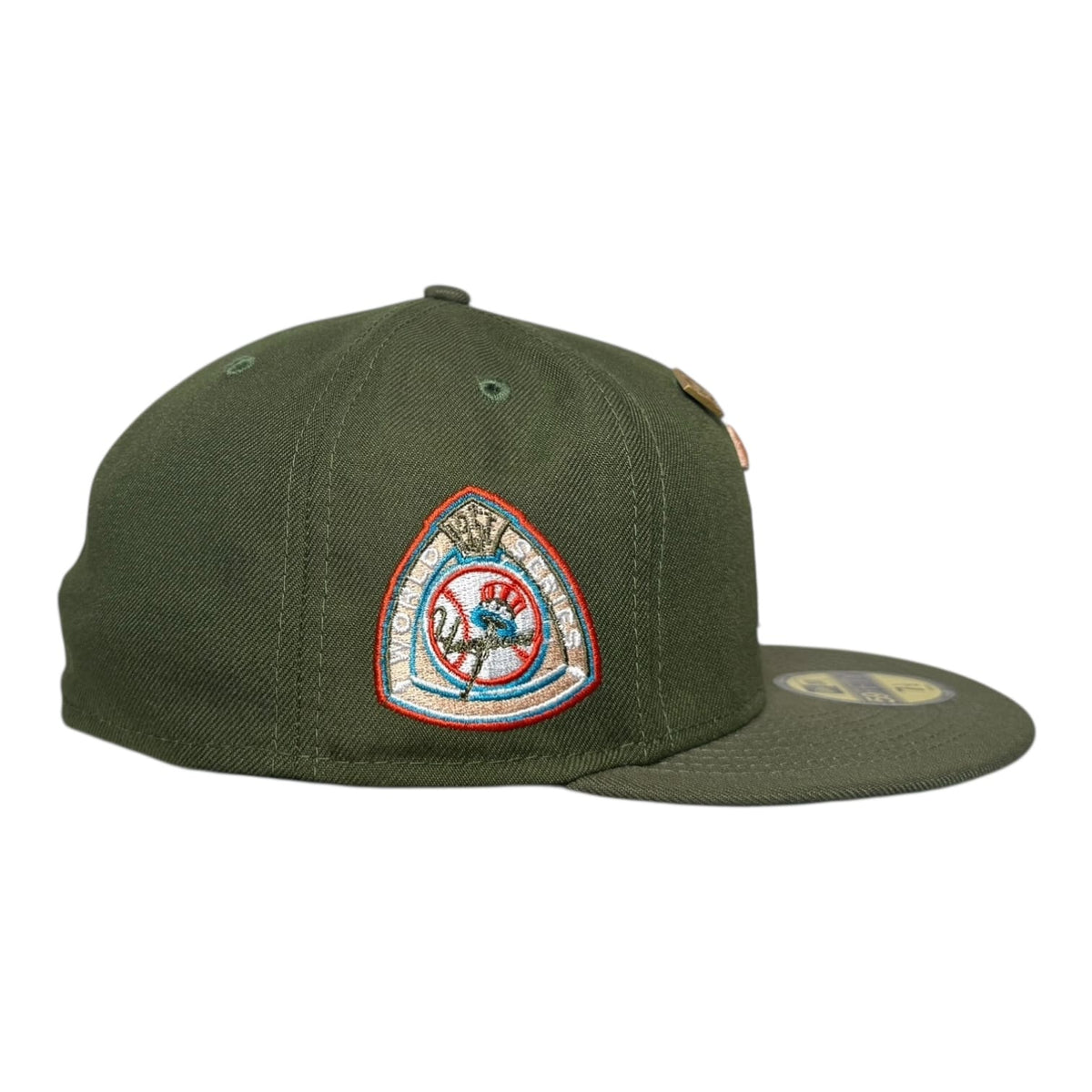 The Hat Wall New York Yankees World Series Olive New Era 59Fifty Fitted Hat